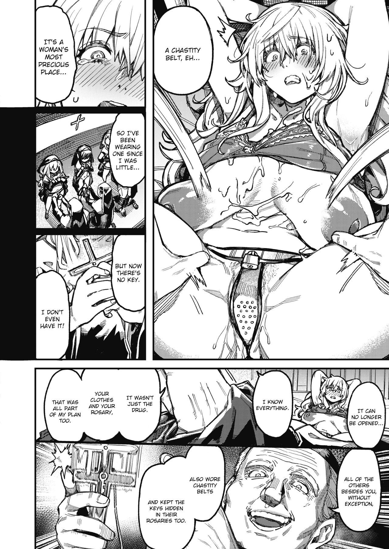 Free Hard Core Porn Miko no Sakebi | A Nun's Screams Police - Page 12