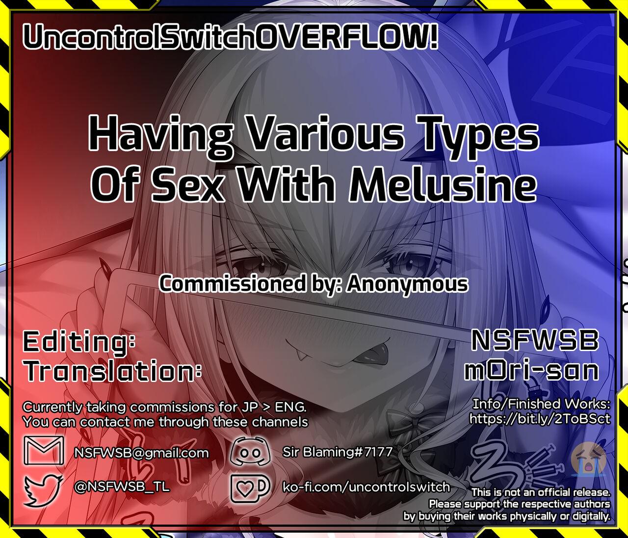 Having Various Types Of Sex With Melusine | Melusine to Iroiro Ecchi Hon 24