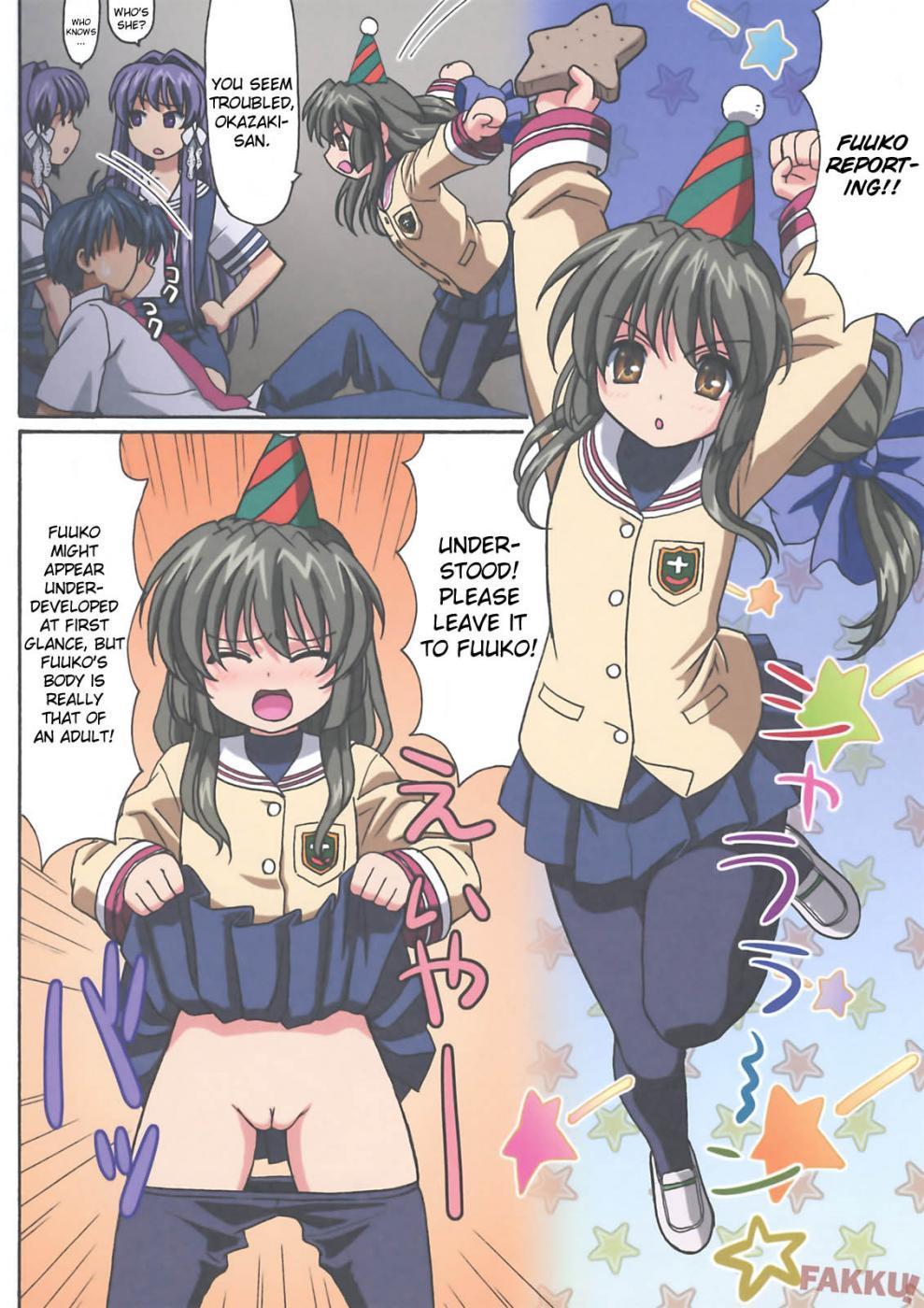Cumswallow Minna de Nakayoku - Clannad Teenies - Page 8