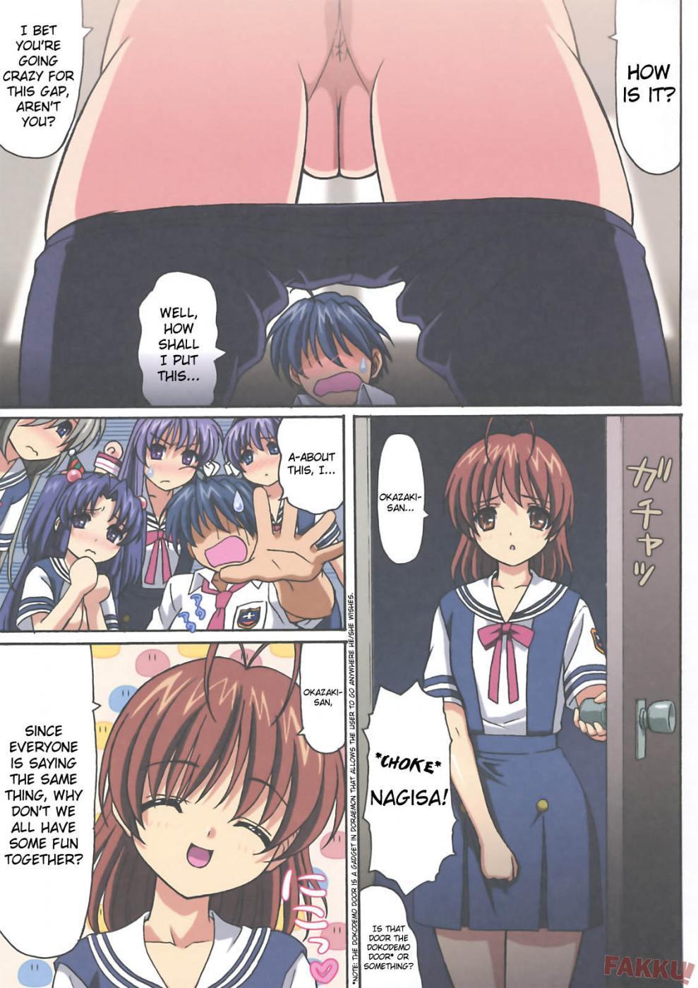 Cumswallow Minna de Nakayoku - Clannad Teenies - Page 9