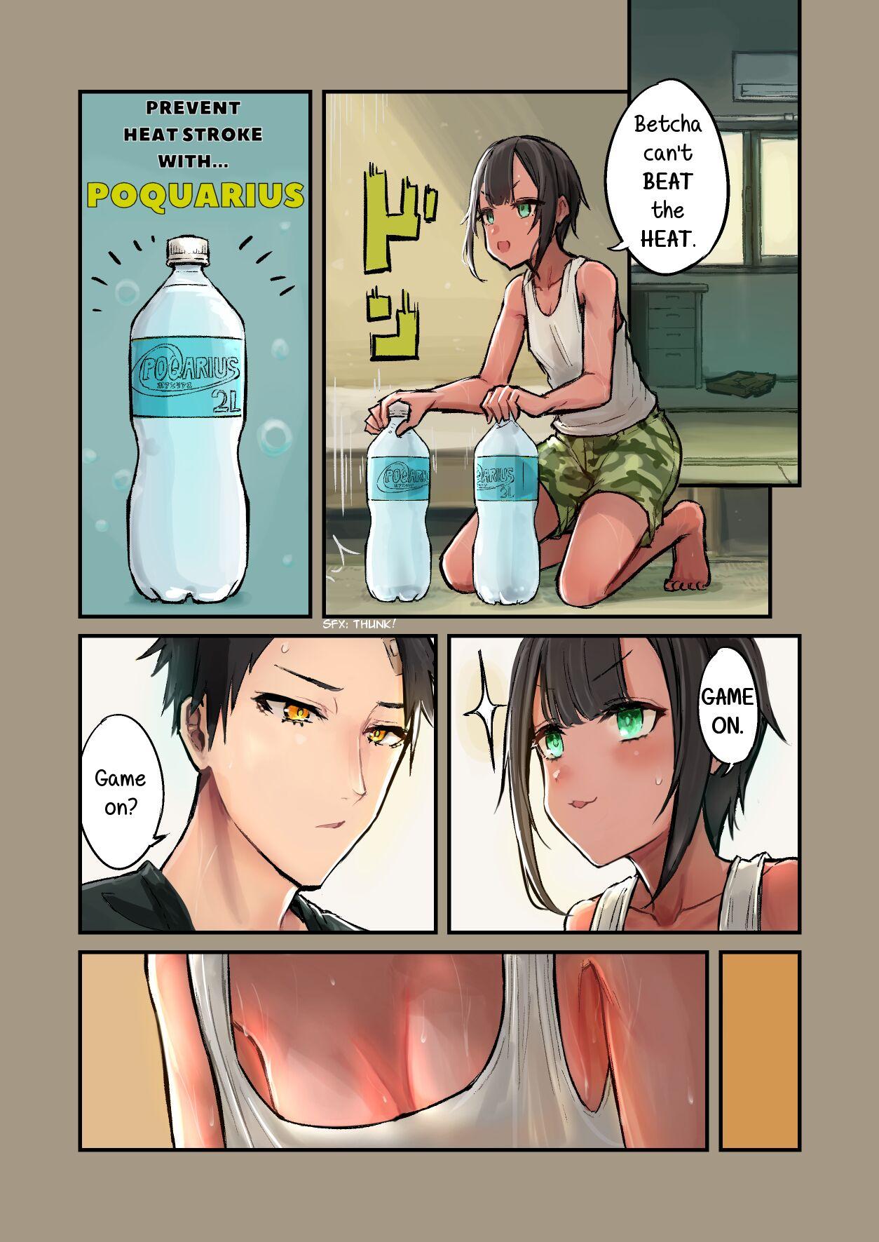 Straight Natsuyasumi! Osananajimi to Asedaku Sex - Sweaty sex with a childhood friend - Original Spread - Page 5