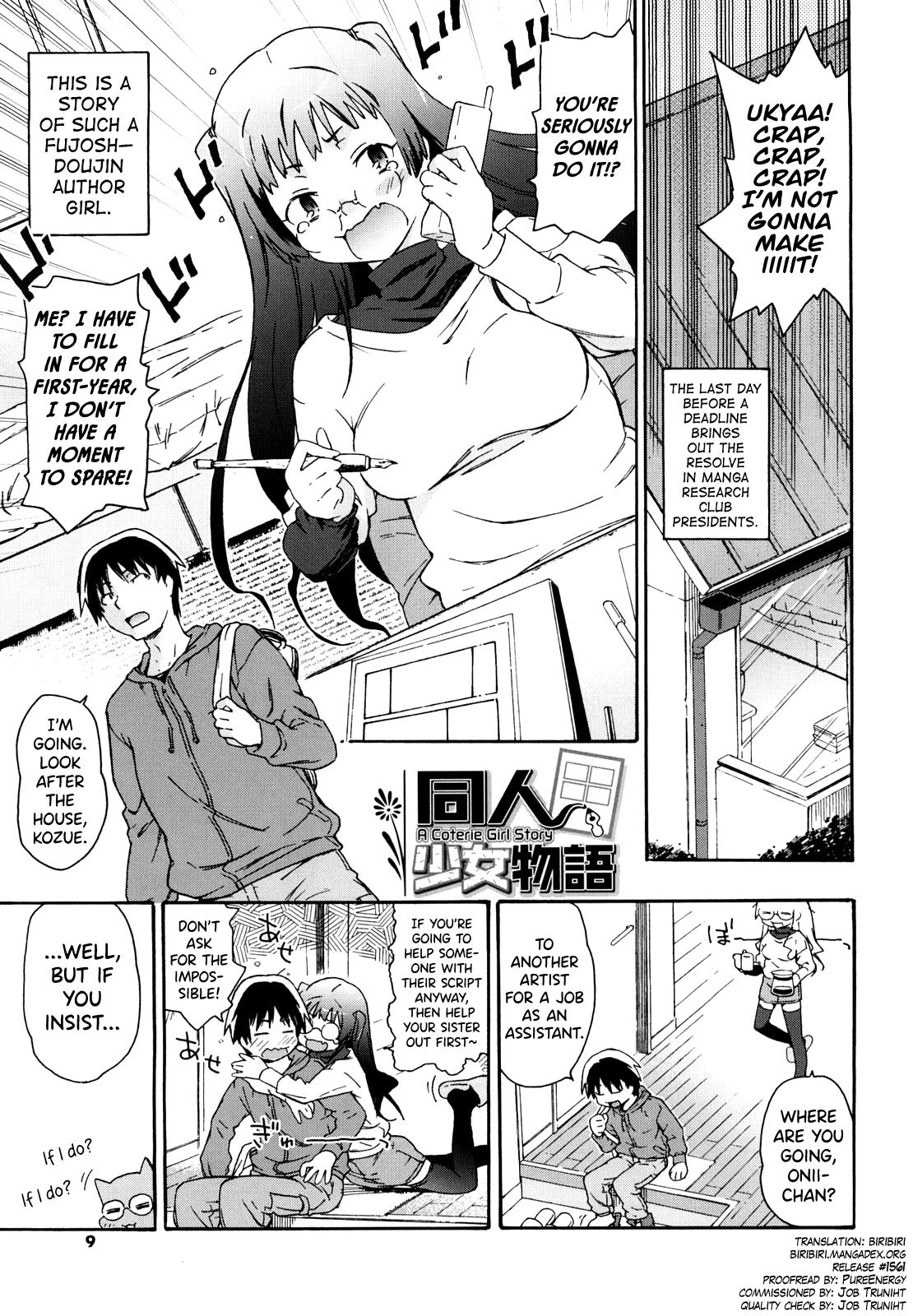 Blows Imouto wa Doujin Shoujo Cosplay Kei Ch.1-5 Femboy - Page 5