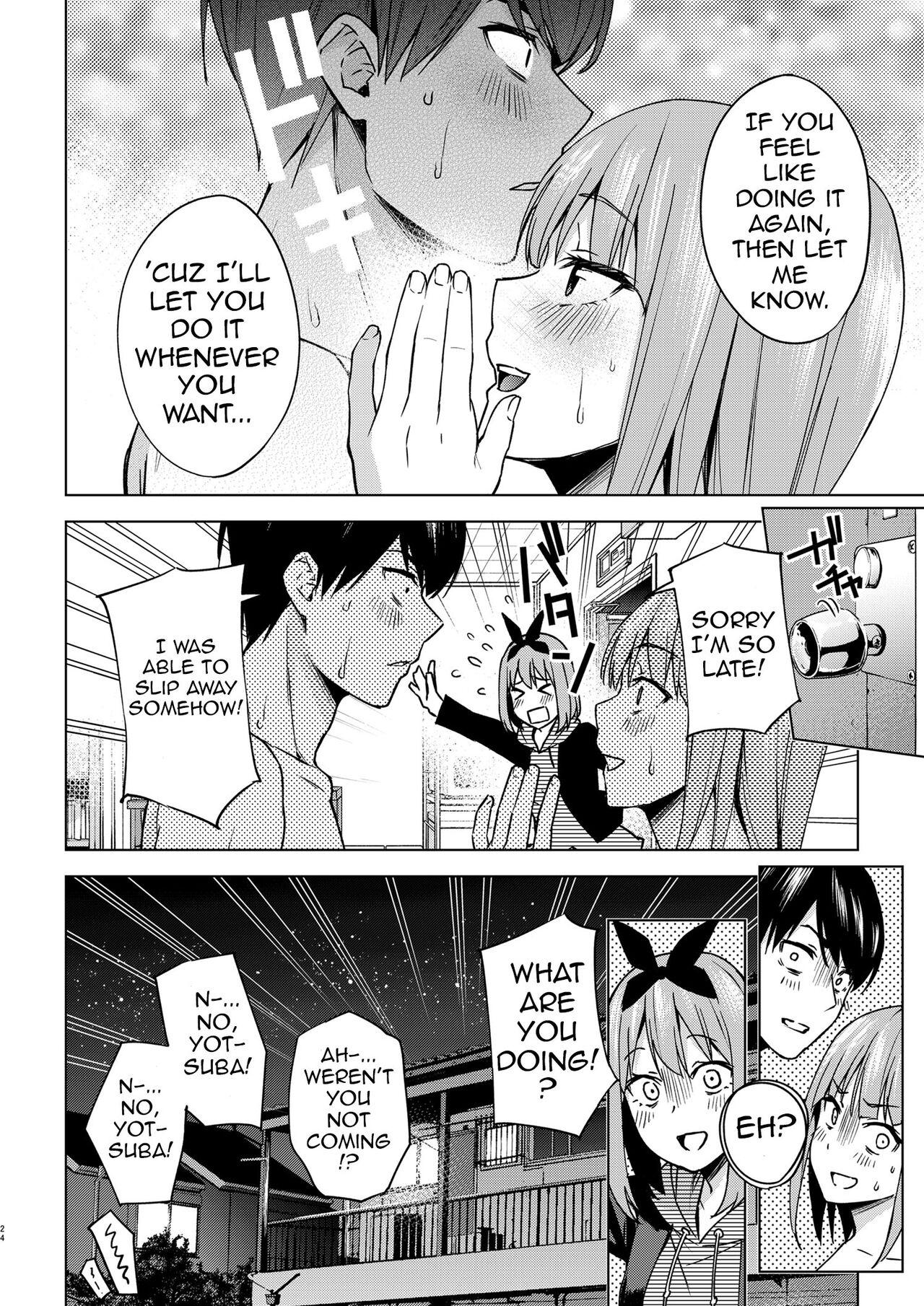 She Ichinengo no Itazura | Fooling Around, One Year Later - Gotoubun no hanayome | the quintessential quintuplets Gay Blowjob - Page 23