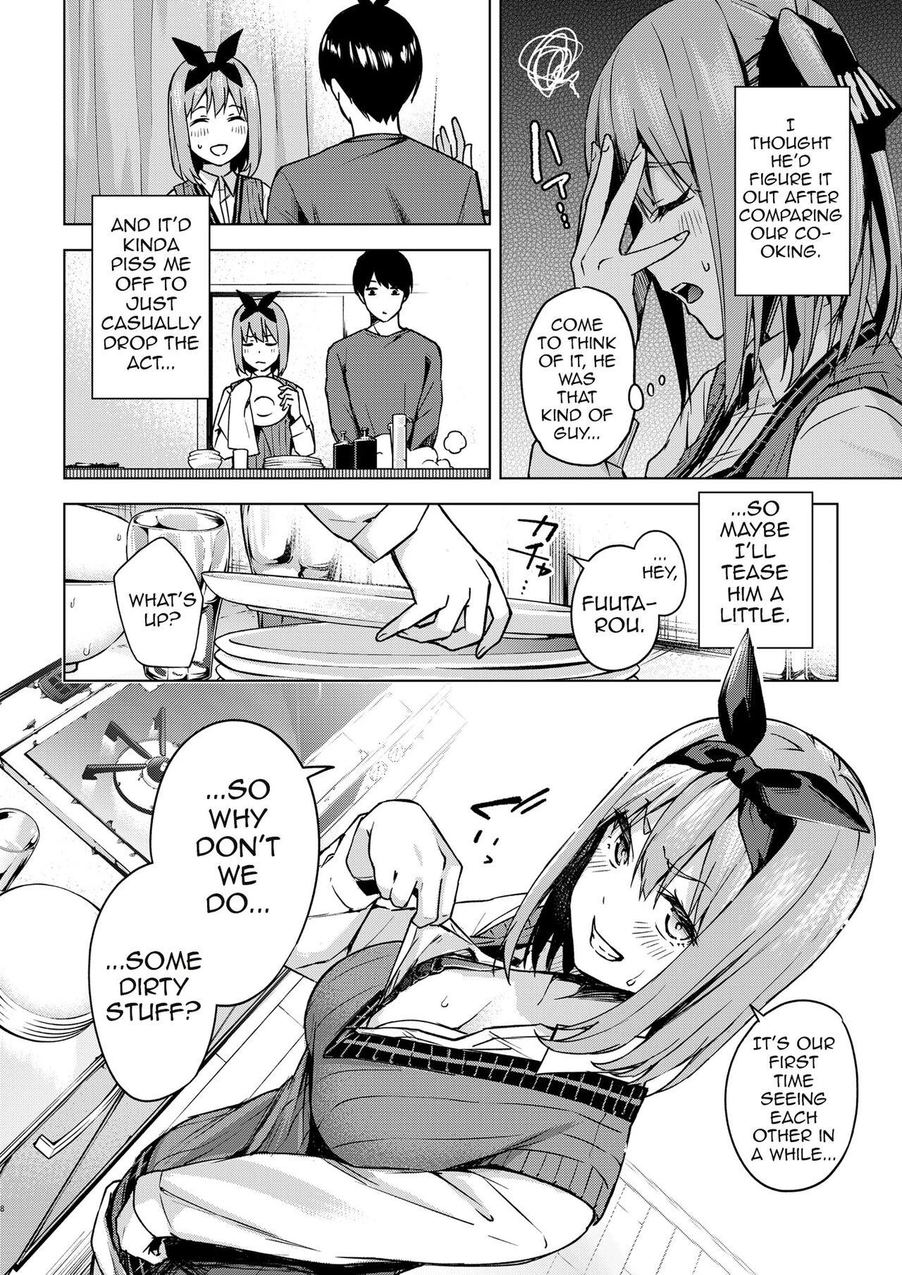 She Ichinengo no Itazura | Fooling Around, One Year Later - Gotoubun no hanayome | the quintessential quintuplets Gay Blowjob - Page 7