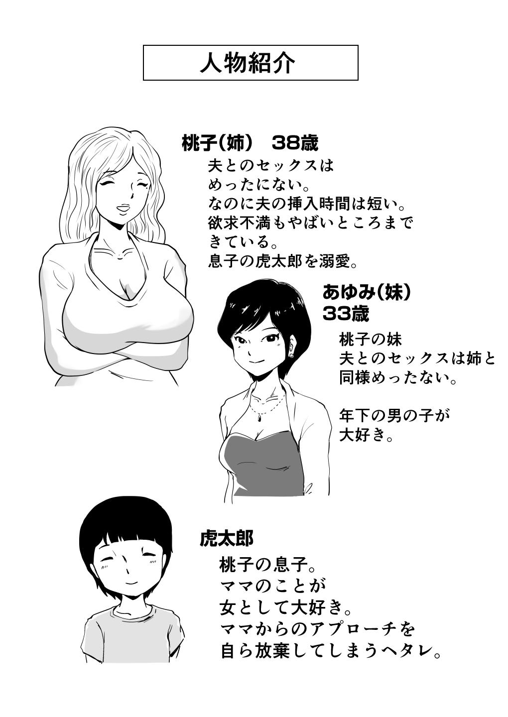 Cum On Ass Mama to Ayumi-san ni Shibori Torareru Musuko no Hanashi - Original Panty - Page 2