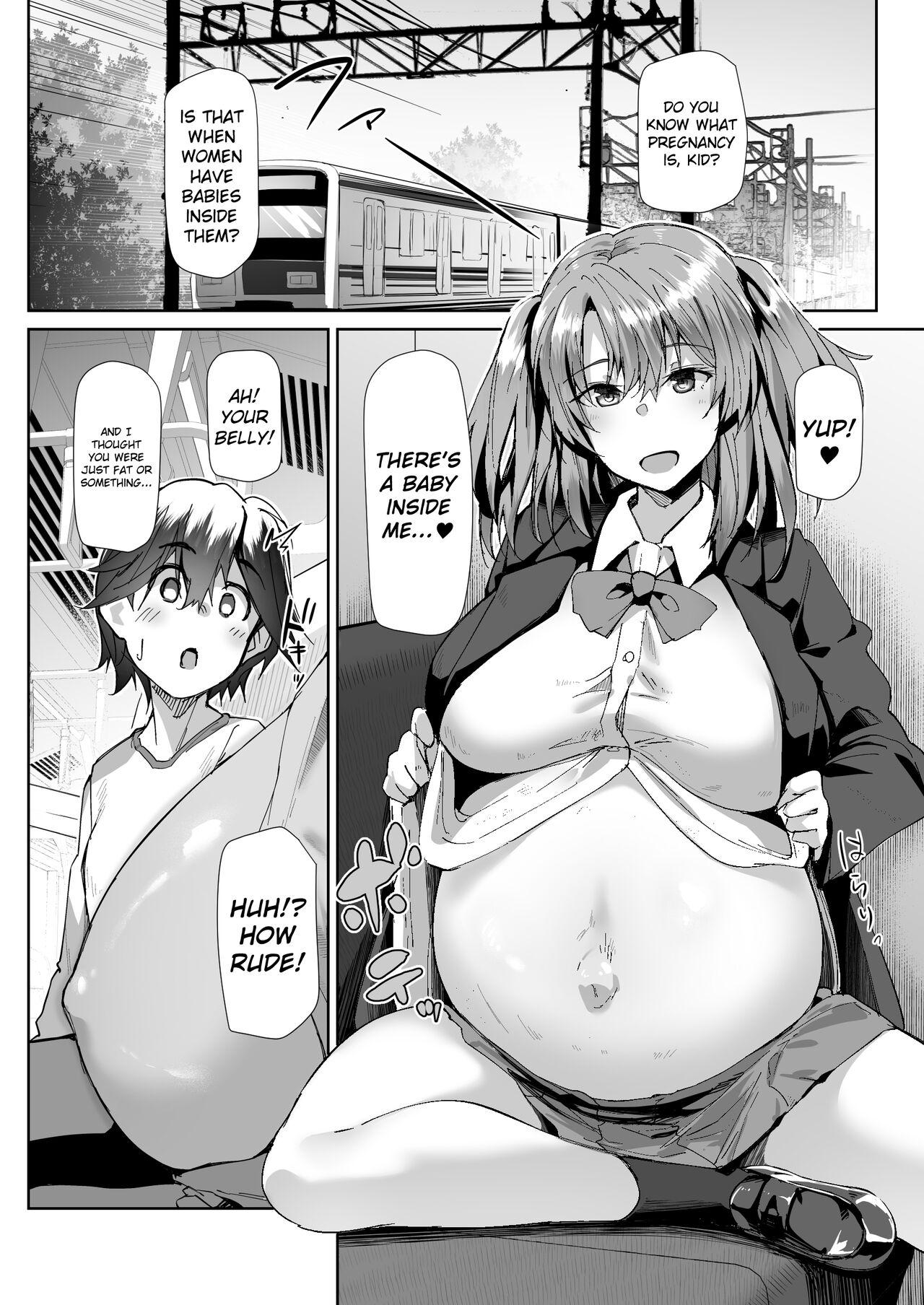 Yuusenseki ni Suwatte shimatta Shota o Hoshoku suru JK Ninpu no Manga | Pregnant JK Preys on Shota that Sat in Priority Seating 1