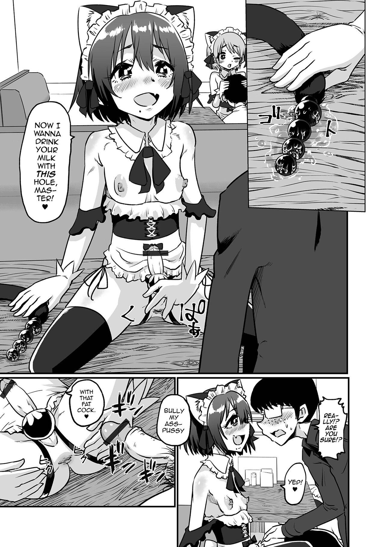 Sexy Whores Otokonoko Maid Kissa e Youkoso! Phat Ass - Page 9