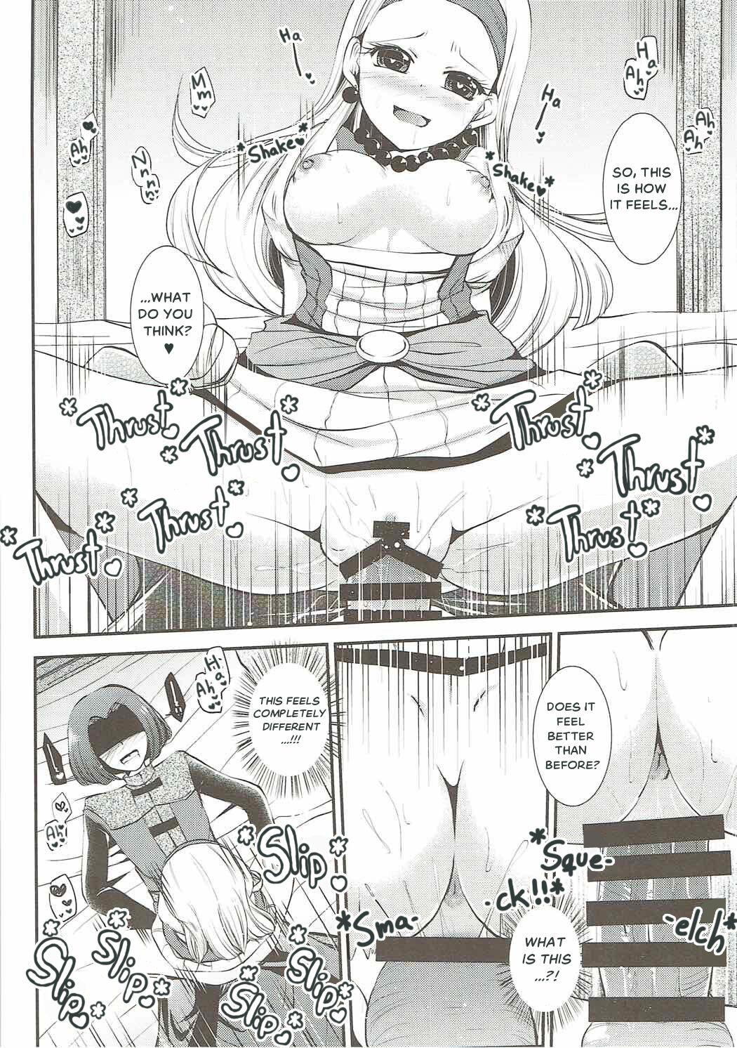 (C92) [Eccentric Girl (Asagiri Rira)] Hazukashi Yuusha no Momoiro Junan (Dragon Quest XI) | A Fabled and Embarrased Hero, Overtaken by Her Pink Lust. [The Crimson Star TL]. 10
