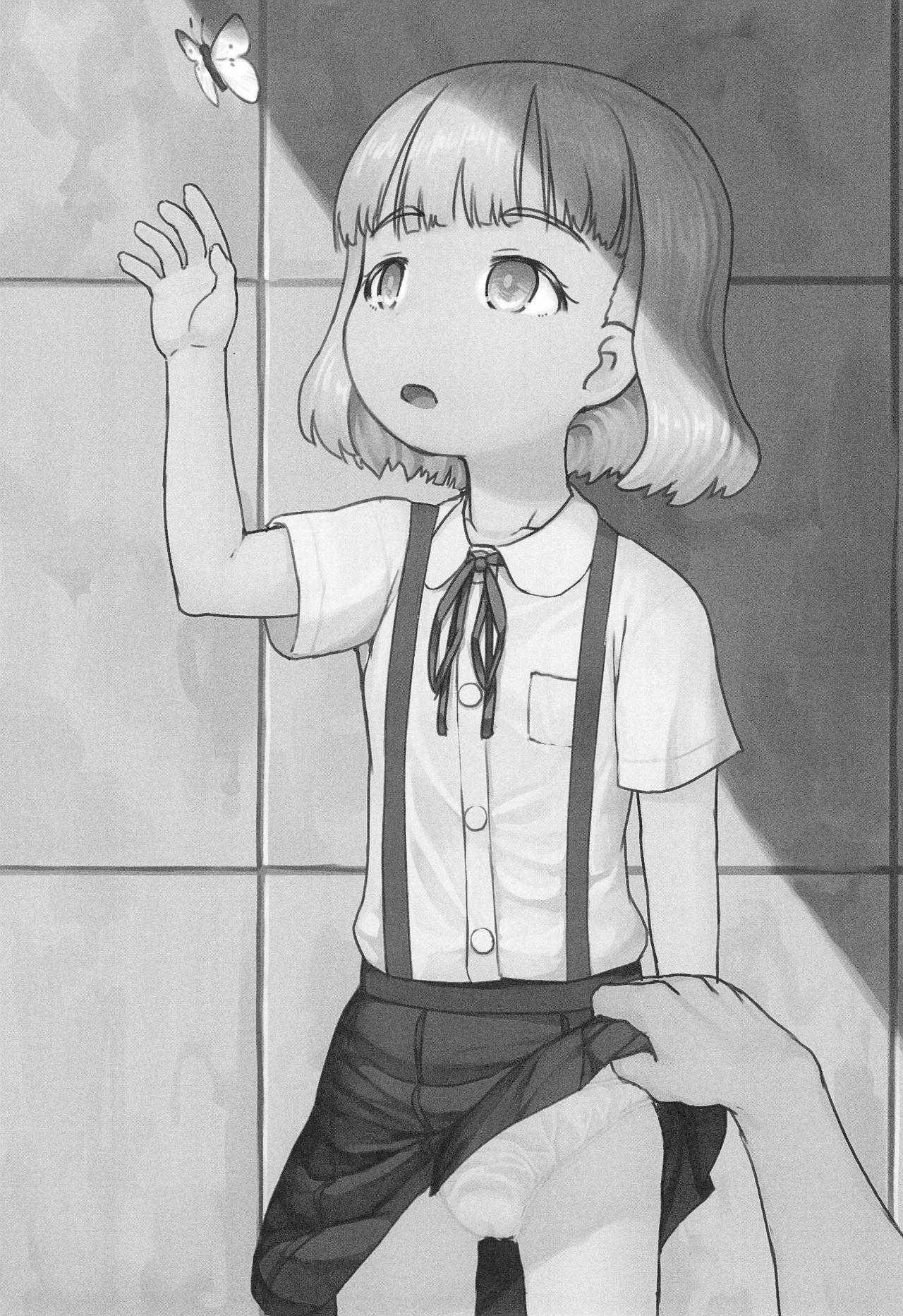 Piercing Chishou no Ko o Onaho ni Suru 1+2 | Using A Retarded Little Girl As A Cocksleeve 1+2 - Original Freaky - Page 2