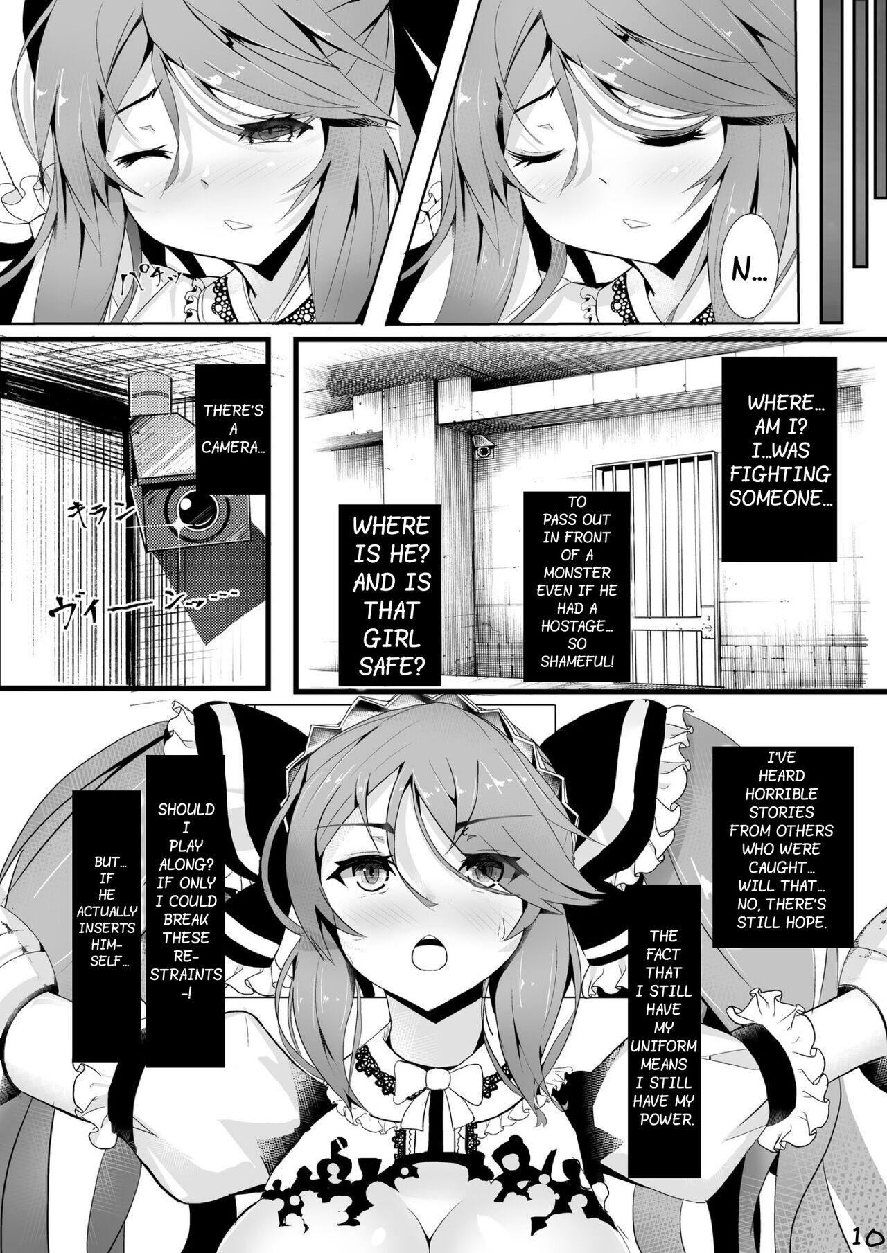Tongue Mahou Shoujo VS Kikaikan Choukyou | Magical Girl VS Machine Rape Training Clit - Page 10