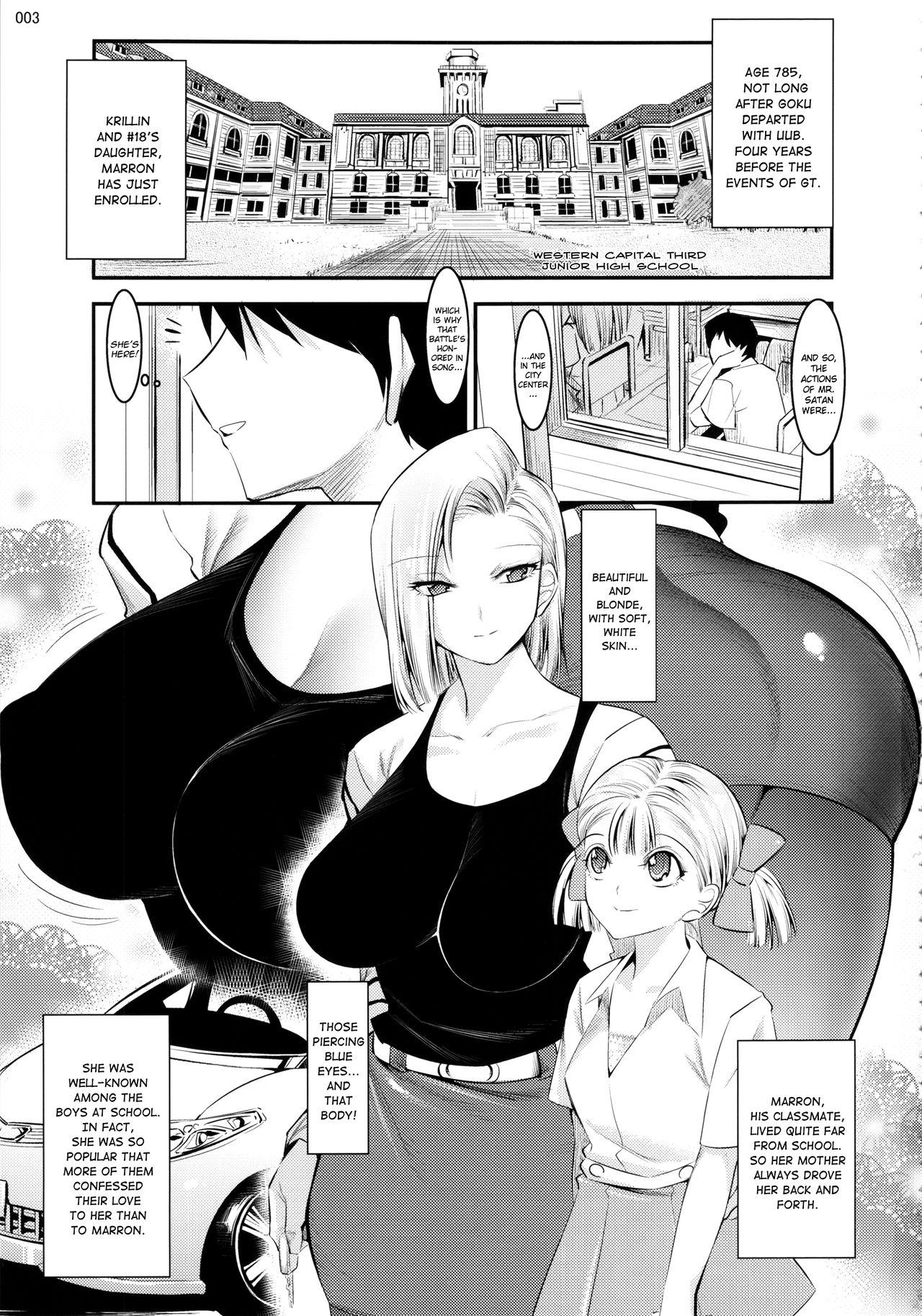Sperm 18-gou ga Yasashiku Fudeoroshi Shite Kureru Hon | Tender First Time With Android 18 - Dragon ball z Solo Female - Page 2